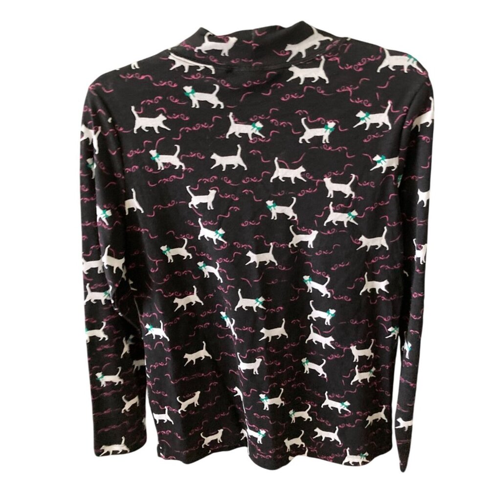 NWT Karen Scott Turtle Mock Neck Long Sleeve Pull Over Top Medium - Picture 2 of 7